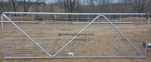 GALVANISED 7 RAIL GALVANISED METAL FARM FIELD SECURITY <strong>GATES</strong> - Product Image 6