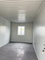 Maison conteneur modulaire préfabriquée de 20 pieds, cabine en acier, bureau portable en panneaux sandwich, hébergement, bâtiment personnalisé