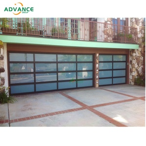 <span class=keywords><strong>Porte</strong></span> de <span class=keywords><strong>garage</strong></span> sectionnelle en verre moderne, idéale pour les maisons et les entreprises contemporaines, avec des options personnalisables pour un design amélioré - Product Image 5