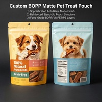 Sacs Doypack à Fermeture Ziplock en Plastique Sans BPA, Haute Barrière, pour Friandises pour Chiens, Nourriture pour Chats et Snacks pour Animaux de Compagnie, Livraison Rapide