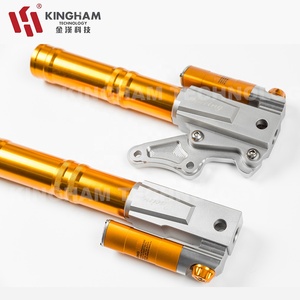 โช้คอัพหน้าอะลูมิเนียมปรับระดับได้ KINGHAM CNC สำหรับรถจักรยานยนต์ YAMAHA Nmax Fazzio Mio HONDA Vario - Product Image 2