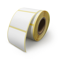 Étiquettes thermiques personnalisées 58x40 Rouleaux d'étiquettes d'autocollant de code à barres thermique direct en papier d'adresse postale thermique