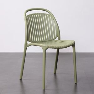 เก้าอี้พลาสติก PP ซ้อนได้สำหรับรับประทานอาหารกลางแจ้งดีไซน์ใหม่เก้าอี้รับประทานอาหาร - Product Image 1