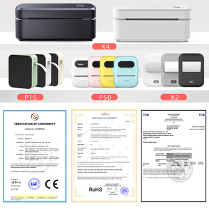 Marklife X4 203dpi xách tay máy in nhãn nhiệt, 4x6 <span class=keywords><strong>inch</strong></span> không thấm nước dính <span class=keywords><strong>Label</strong></span> Maker với USB/không dây/app - Product Image 3