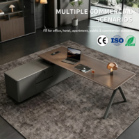 Bureau de direction ultra-large minimaliste, confortable, moderne, haut de gamme, mobilier de bureau professionnel