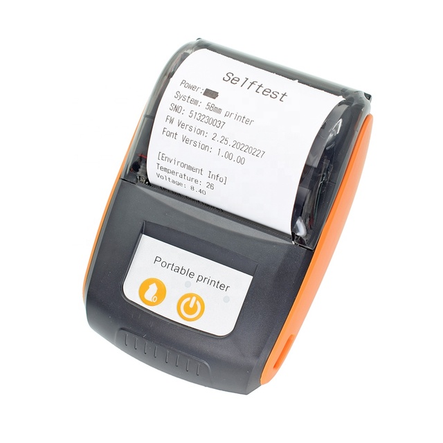 Portable Mini Wireless Mobile Handheld 58mm Thermal Receipt Printer with Battery in Stock