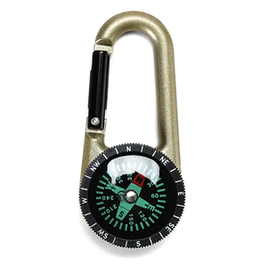 Ngoài Trời Chiến Thuật Survival Thiết Bị Đa Chức Năng La Bàn Bắc Kim Hợp Kim Leo Núi Chuỗi Keychain La Bàn - Product Image 3