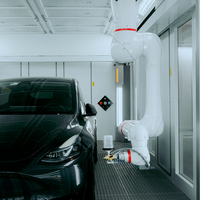 Cabine de peinture automobile robotisée automatique CNC
