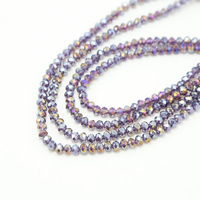 Perles de verre en cristal pour femmes, pierres naturelles, pour la fabrication de bijoux