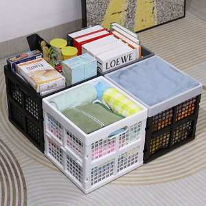Cesto Pieghevole Quadrato per Frutta, Contenitore Multiuso, Organizer per Bagagliaio Auto e Snack da Campeggio - Product Image 3