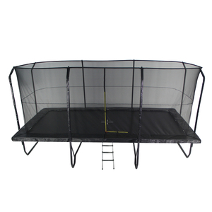 Grand modèle de <span class=keywords><strong>trampoline</strong></span> à ressort rectangulaire de 10x17 pieds avec filet de sécurité - Product Image 1
