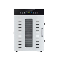 Déshydrateur alimentaire 16 couches en acier inoxydable pour fruits, légumes, biltong, viande séchée et fruits secs