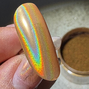 SH Super Shifting Magic Mirror Nail Art Powder 0,3g Acrílico Efecto metálico Pigmento de cromo holográfico para DIY Christmas Shining - Product Image 4