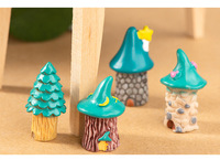 Figurines miniatures de maison de fée en forme de champignon pour micro-jardin, décoration de terrarium, pelouse forestière, accessoires de bricolage et d'artisanat