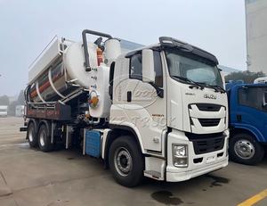 รถบรรทุก ISUZU GIGA 6×4 Jet‑Vac ขนาด 15000 ลิตร, ปั๊มนำเข้าจาก Samson, ถังเก็บน้ำเสียสแตนเลส, รถทำความสะอาดท่อระบายน้ำแบบกำหนดเองระดับไฮเอนด์ - Product Image 6