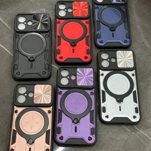 New Product Mixed Color Nano Mobile Phone Case for <b>iPhone</b> 16 Pro Back Case for <b>iPhone</b> 16/ 16 <b>Plus</b> with Ring Magnetic Phone Cover - Product Image 3