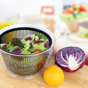 Corbeille de drainage double couche en plastique C113 pour plats chauds, fruits et légumes – Vente en gros - Product Image 5