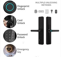 Cerradura Inteligente 6068 Mortise Tuya WIFI TTlock con Control de Huella Digital, Pantalla Táctil Electrónica, Teclado con Código, Llave Inteligente para Puerta