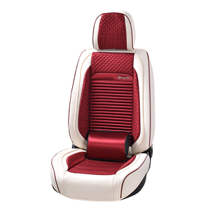 Ensembles de fourrure en cuir véritable de fabrication professionnelle en Chine housses de siège de <span class=keywords><strong>voiture</strong></span> vertes universelles - Product Image 3