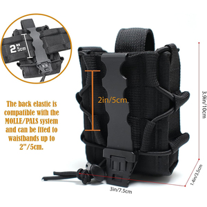 Funda Universal para Esposas Molle, Funda para Esposas de Liberación Rápida, Funda para Esposas de Cadena Estándar, Funda para Cinturón de Nailon Oxford - Product Image 2