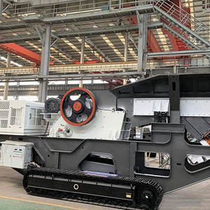 Concasseur à mâchoires mobile sur chenilles 100-300T/H avec moteur AC et boîte de vitesses, haute productivité, prix usine - Product Image 2