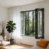 Balcons pliants en aluminium EBON, nouvelle conception, Cosyhouse, designs de fenêtres pliantes en aluminium
