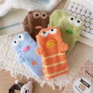 Calcetines de punto gruesos y cálidos para otoño/invierno, con diseño 3D de dibujos animados divertidos (Bikini Castle, <span class=keywords><strong>Ugly</strong></span> Fish), bonitos, suaves y absorbentes, para uso diario. - Product Image 4