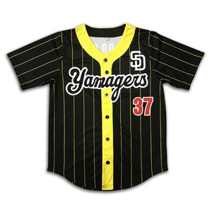 Wholesale Custom Casual Outdoor Sports Vintage Baseball Jerseys Striped <b>Shirts</b> Plus Size Sportswear Spandex/<b>Polyester</b> Anti-UV - Product Image 4