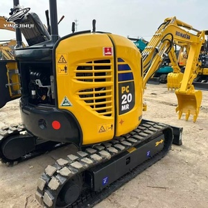 Mini-excavatrice Komatsu20 d'occasion, 2 tonnes, godet de 0,1 m³, marque japonaise d'origine, petite excavatrice de chantier, faible nombre d'heures, bon état - Product Image 3