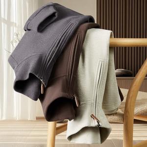 Sudadera con Capucha de Golf Personalizada para Hombre, 100% Algodón, Invierno, Bordada, con Cierre de Cremallera de un Cuarto, Ligera, Atlética, ODM - Product Image 2