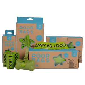 Bolsas Compostables para Excremento de Perro de Marca Privada, Bolsas Personalizadas para Desechos de Mascotas, Bolsas para Excremento sin Perfume, Bolsas Portátiles para Desechos de Perro - Product Image 1