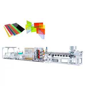 Transparent Clear PMMA Sheet Board Plate Flexible Plastic Instruments Building Extrusion Making Machine