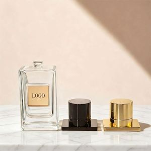 High-quality Custom Magnetic Cap 100ml square <b>Empty</b> <b>Spray</b> Perfume Luxury Unique Glass <b>Bottle</b> with Box Packaging - Product Image 2