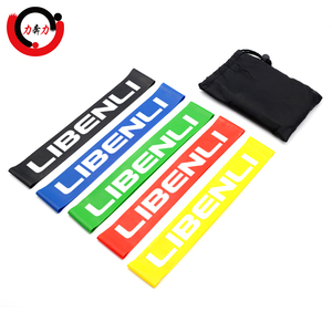 Accesorios de fitness ecológicos de alta calidad de 12 pulgadas de largo estiramiento ejercicio potencia corta Mini bandas de resistencia de látex bucle - Product Image 1