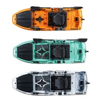 Kayak modulaire LSF 3m 1 personne, bateau de pêche pour la mer et les sports de plein air, avec une capacité incroyable, fabriqué en HDPE durable.