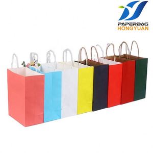 Paper Bag with Handle Shopping Bag for Bakery Retail Store Logo Printed for Paper Bag - Product Image 2