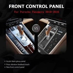 สำหรับ Porsche Panamera 2010-2016 อุปกรณ์ตกแต่งรถยนต์ ชุดตกแต่งภายในคอนโซลกลางแบบดิจิทัล แผงเปลี่ยนเกียร์ - Product Image 4