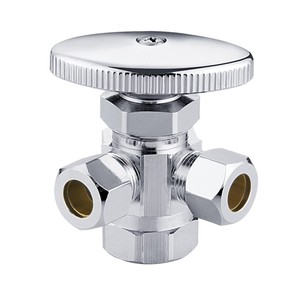 Válvula de Bola Manual KLOE 9918 1/2F X 3/8OD X 3/8OD de Múltiples Giro para Uso con Agua, Certificación CUPC/NSF, Garantía de 5 Años - Product Image 1