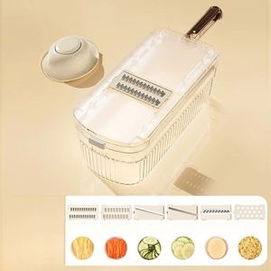 Wholesale Multifunctional Stainless Steel Sustainable <b>Vegetable</b> <b>Cutter</b> Container Easy Clean Home Manual Kitchen Food Chopper - Product Image 3