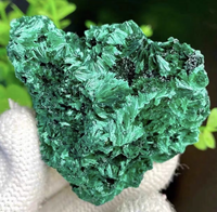 100% cristal de roche naturel pierre Malachite brut cristal spécimen chrysocolle spécimen pour la décoration