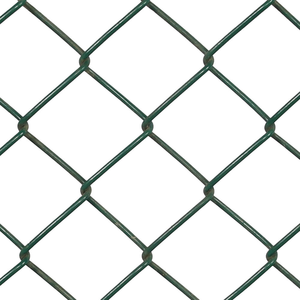 Wholesale <b>Garden</b> <b>Fence</b> <b>Wire</b> Chain Link <b>Fence</b> Privacy Diamond Mesh <b>Wire</b> <b>Fence</b> Black Green PVC Coated Yard <b>Fence</b> - Product Image 1