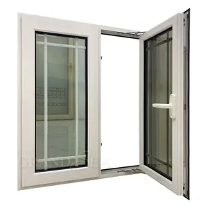 Elegante weiße Design Aluminium Profil Flügel fenster für Haus preis Philippinen