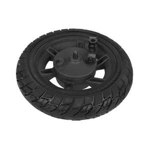 Pneu plein Ulip avec jante 10x2.5 pour trottinette Segway Ninebot Max G30, roue en caoutchouc durable avec rainure de 45 mm - Product Image 3