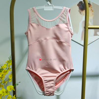 Nouvelle venue Offres Spéciales maille sur mesure enfants Ballet danse justaucorps filles sans manches