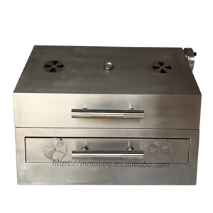 Parrilla Argentina de Carbón para Encimera de Acero Inoxidable con Cubierta Completa CS-AR8060 - Product Image 4