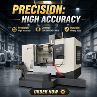 Centre d'usinage vertical CNC 4 axes VMC1580, machine nue avec broche BT50 et commande automatique pour l'assemblage de systèmes CNC personnalisés