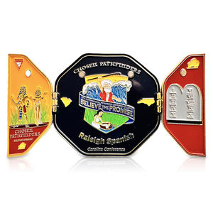 Pin de Solapa Plegable de Esmalte Suave Personalizado del Camporee Internacional de Pathfinder, Creencia en la Promesa, Cristiano <span class=keywords><strong>Adventista</strong></span> - Product Image 1