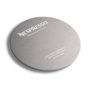 Durable Luxury Non Slip Silkscreen <b>Brush</b> Effect <b>Round</b> Shape Metal Coaster - Product Image 6