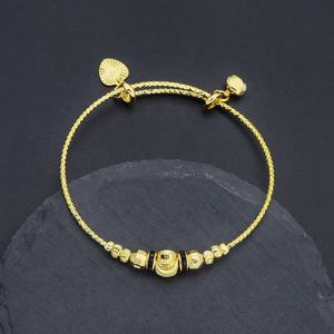 JXX Wholesale <b>Baby</b> Bangle Expandable Wire Adjustable <b>Bracelet</b> with Brass <b>Gold</b> Plating Fashionable Charm for Toddler and Adult - Product Image 6