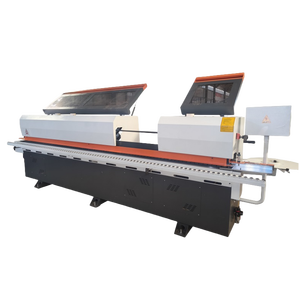 木工自動7機能MDFメラミンABS木材エッジングエッジバンダー糊付けトリマー前加工PVCエッジバンディングマシン - Product Image 1